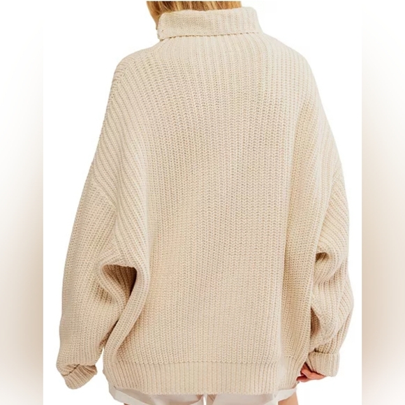 Free People Swim Too Deep Turtleneck Sweater - Picture 4 of 13